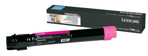 Lexmark C950 magenta 22000s. - Lexmark laserkasetit - C950X2MG - 1