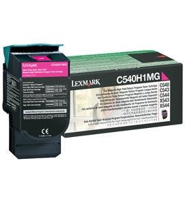 Lexmark magenta C54X/X54X toner 2K - Lexmark laserkasetit - C540H1MG - 1