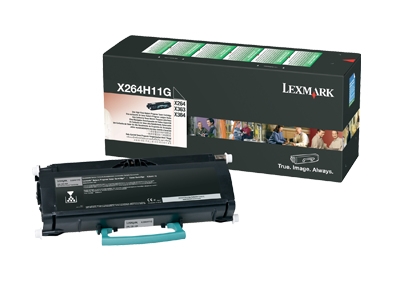 Lexmark X264/X363/X364 musta 9000s. - Lexmark laserkasetit - X264H11G - 1