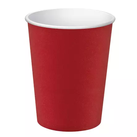 Exacompta kartonkikuppi 200ml punainen, 1 kpl=15 kuppia - Kertakäyttöastiat - 89115I - 1