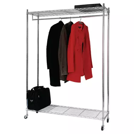 Alba Mobi vaatenaulakko metalli pyörillä - Kiinteistövarusteet - PMMOBI - 1