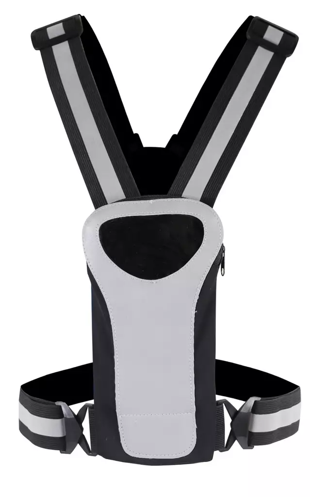 Huomio Heijastava Sporttiliivi - Huomiotakit ja -liivit - HUO-005-BLK - 1