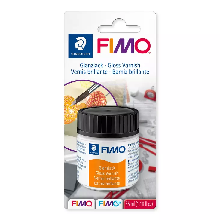 Kiiltävä lakka f/FIMO 35ml - Muovailuvahat - STA870401BK - 1