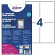 Avery 4839XL nimikorttikotelo A6, 50kpl - Nimikortit, kongressineulat, kaulanauhat - 4839XL - 2