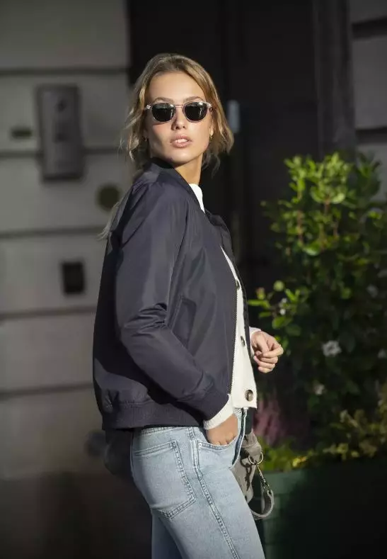 Bleecker naisten bomber-takki - Välikausitakit - BLEE-L - 1