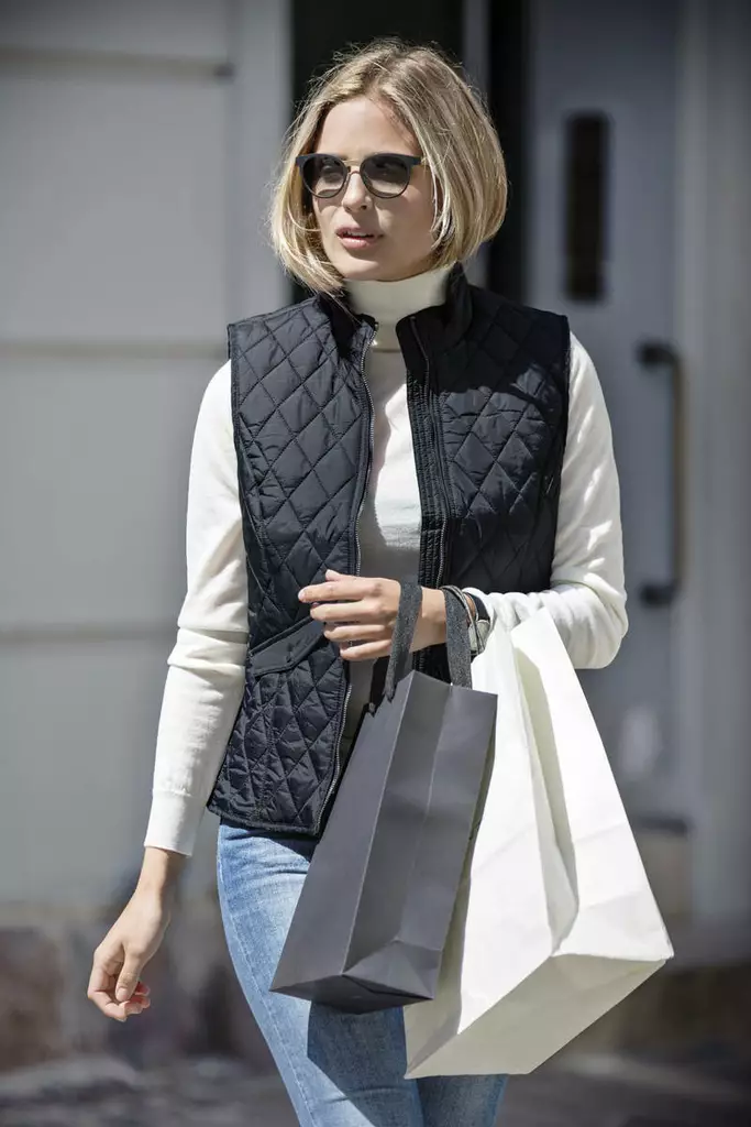 Camden naisten tikattu liivi - Välikausitakit - CDEN-L - 1