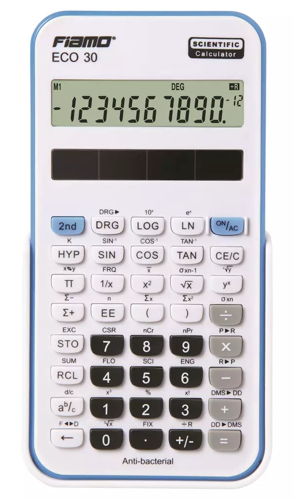 Fiamo Eco 30 antibakteerinen laskin - Taskulaskimet - FI-ECO30BL - 1
