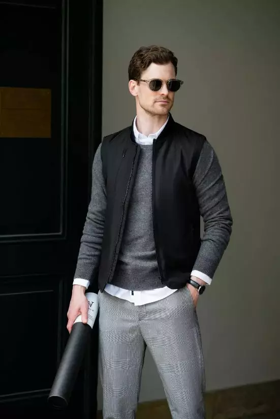 Maine miesten liivi - Välikausitakit - MAIN-M - 1