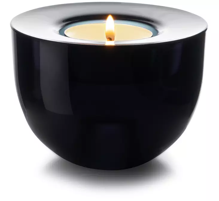 Marja Double -kynttilänjalka, musta - Tapio - T01129A1M - 1