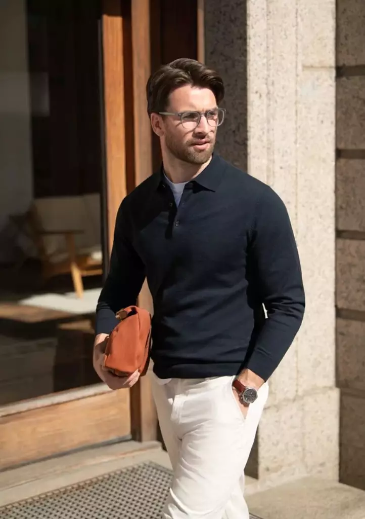 Brighton miesten pitkähihainen neule - Neuleet - BRLS-M - 1