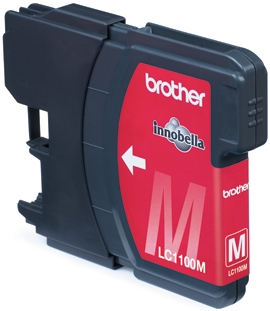 Brother Ink Cart/mag DCP385C/MFC6890 - Brother mustesuihkupatruunat - LC1100M - 1