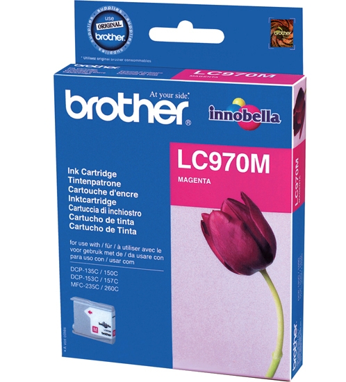 Brother LC970M magenta - Brother mustesuihkupatruunat - LC970M - 1