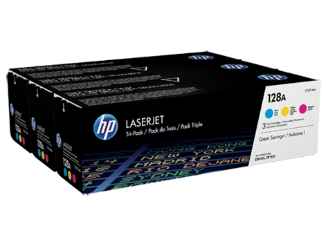 HP 128A CLJ CM1415/CP1525 multipack CMY - Hp laserkasetit - CF371AM - 1