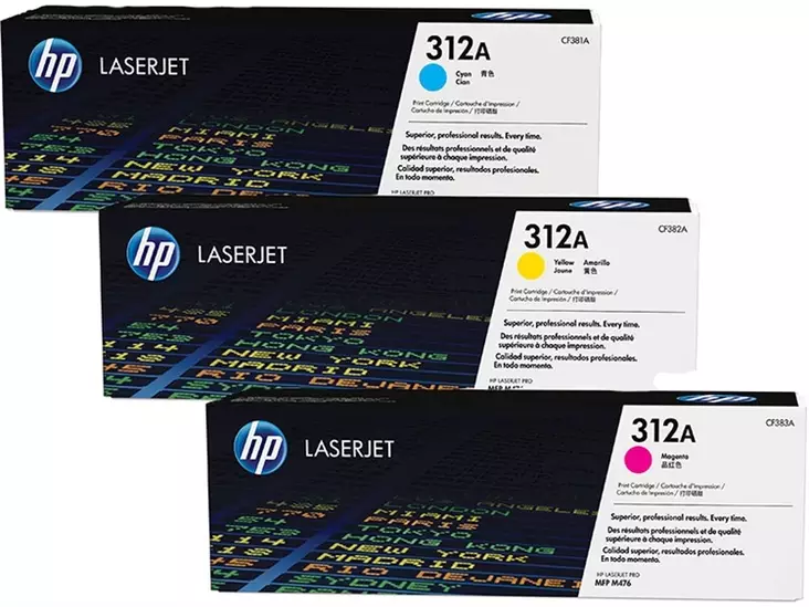 HP CF440AM 312A CMY - Hp laserkasetit - CF440AM - 1