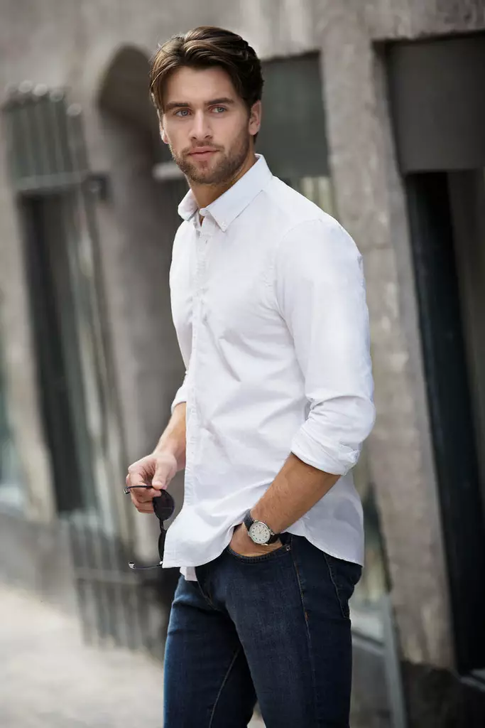 Rochester Slim Fit miesten kauluspaita - Kauluspaidat - ROSF-M - 1