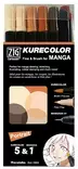 ZIG Kurecolor muotokuva 6 set - Kalligrafiakynät - ZIGCNKC6VPO - 1