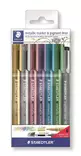 Metallic marker + Pigment liner (7) - Korostuskynät - STA8323SWP6P - 1