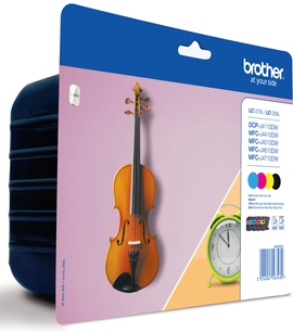 Brother LC127XL 4-väripakkaus - Brother mustesuihkupatruunat - LC127XLVALBP - 1
