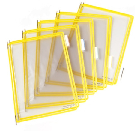 Pikahakutasku Tarifold 114004 A4 keltainen 10 kpl - Selailutelineet, pikahakutelineet - 144011P - 1