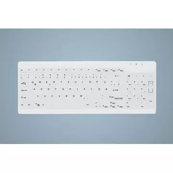 CHERRY Hygiene Kompakti Vesitiivis Näppäimistö USB, Valkoinen - Näppäimistöt - CHEAKC7012FU1WNOR - 1