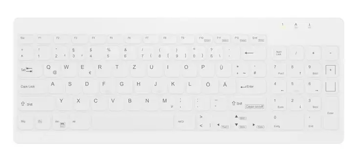 CHERRY Hygiene, Vesitiivis USB Näppäimistö Valkoinen - Näppäimistöt - CHEAKC7012FFU1WNOR - 2