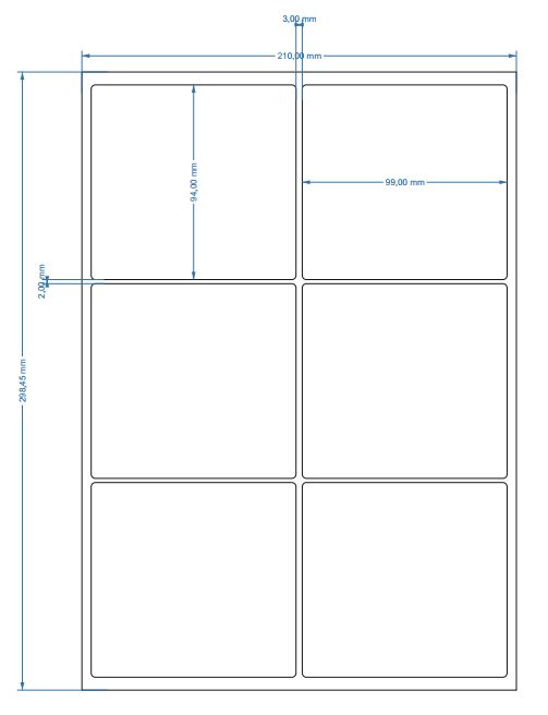 Monitoimitarra A4 6-os 99x93,1 100kpl - Paperitarra-arkit A5, A4 - F22093R - 1