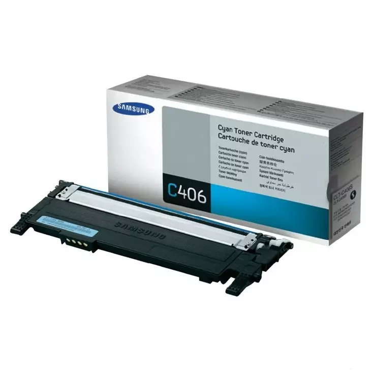 Samsung CLX-3300/3305, CLP-360/365 Cyan, 1k - Samsung laserkasetit - CLT-C406S - 1