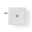 Nedis seinälaturi Pikalataus-toiminto | PD3.0 18W / PD3.0 27W / PD3.0 36W / PD3.0 45W / PD3.0 65W | 1.5 A / 2.0 A / 3.0 A / 3.25 A A | Lähtöliitäntöjen määrä: 2 | 2x USB-C™ | 65 W | Automaattinen Jännitteen Valinta - Laturit ja varavirtalähteet - WCPD65W110WT - 6