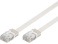U/UTP CAT5e 5M White Flat - Verkkokaapelit - V-UTP505W-FLAT - 1