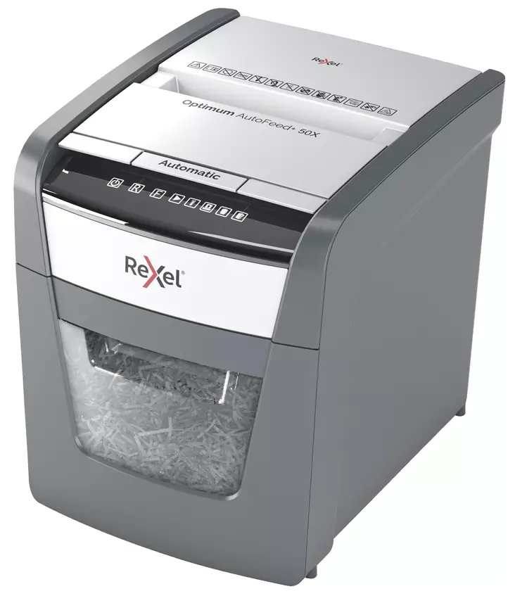 Rexel paperintuhooja Optimum AutoF+ 50X - Paperintuhoojat - REX2020050XEU - 1