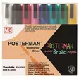 ZIG Posterman 6mm 8 kpl värilajitelma - Lasitaulutussit, liidut - PMA-508V - 1