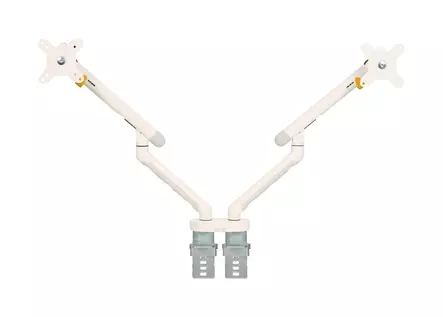 BE Näyttöteline, Monitorivarsi Dual valkoinen - Projektoritelineet - BNEBFDW - 1