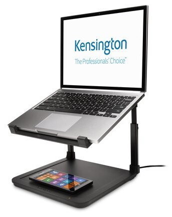 Kensington SmartFit kannettavan teline langattomalla lataustasolla - Näytön telineet - K52784WW - 1
