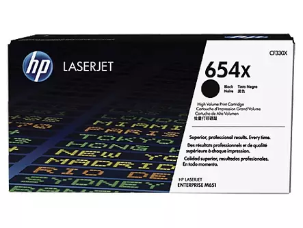 CF330X (HP 654X) Black 20 500 sivua - Hp laserkasetit - CF330X - 1