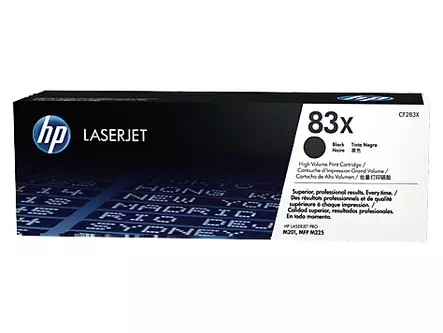 HP 83X alkuperäinen musta värikasetti. Riitto 2200 sivua. CF283X - Hp laserkasetit - CF283X - 1