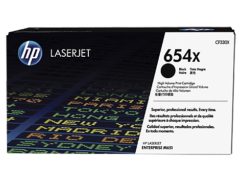 CF330X (HP 654X) Black 20 500 sivua - Hp laserkasetit - CF330X - 1