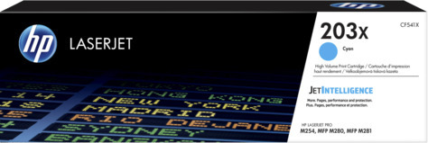 HP 203X -cyan värikasetti - Hp laserkasetit - CF541X - 1