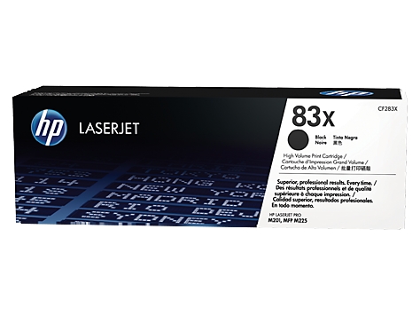 HP 83X alkuperäinen musta värikasetti. Riitto 2200 sivua. CF283X - Hp laserkasetit - CF283X - 1