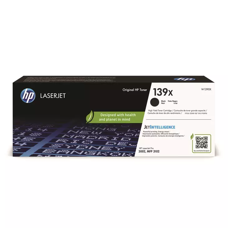 Laserkasetti HP 139X musta 4000 s. - Hp laserkasetit - W1390X - 1