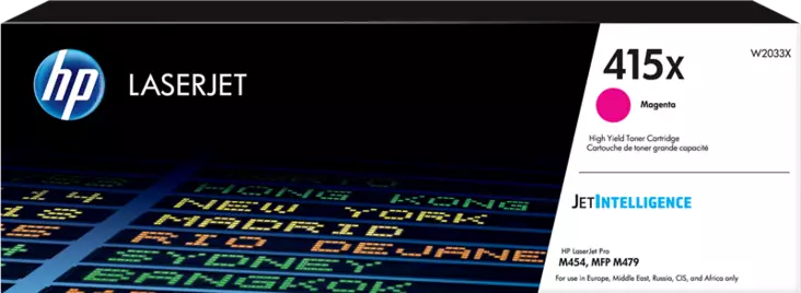 Laserkasetti HP 415X magenta 6k - Hp laserkasetit - W2033X - 1