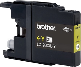 Brother MFC-J6510DW keltainen LC1280XL - Brother mustesuihkupatruunat - LC1280XLY - 1